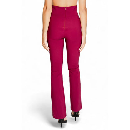 Rinascimento Bordeaux Polyester Jeans & Pant