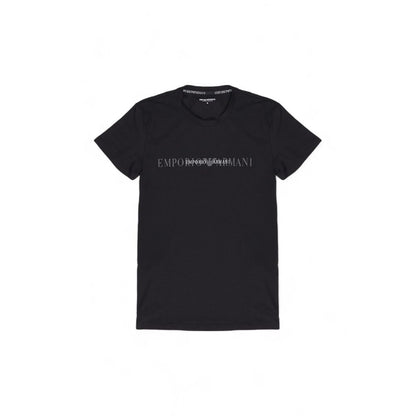 Emporio Armani Underwear Black Cotton T-Shirt - IT48 | L