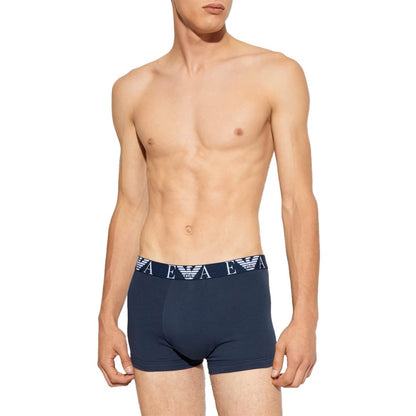 Emporio Armani Underwear Blue Cotton Underwear - IT44 | S