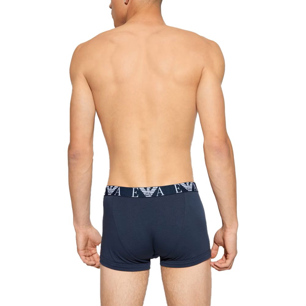 Emporio Armani Underwear Blue Cotton Underwear - IT44 | S