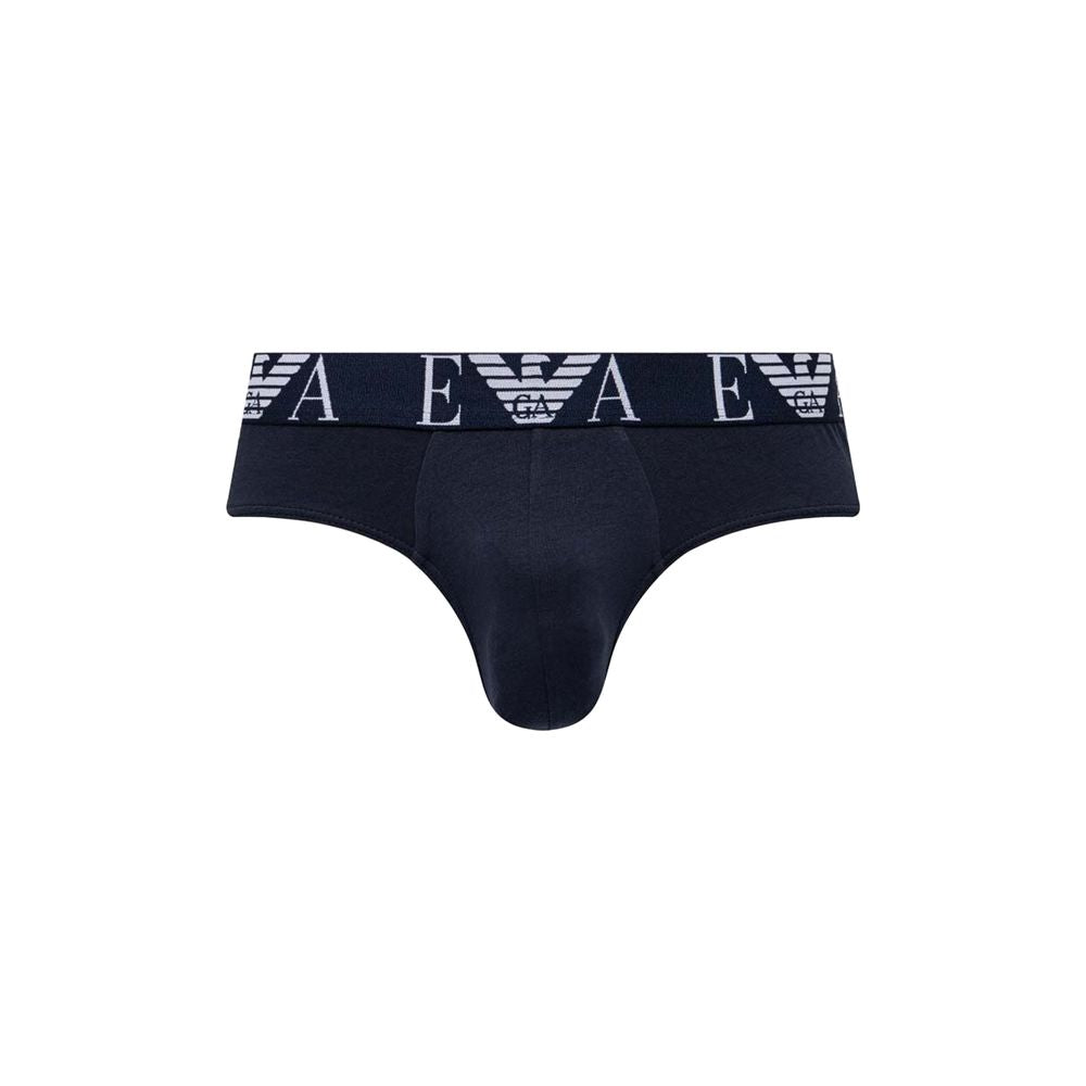 Emporio Armani Underwear Blue Cotton Underwear - IT44 | S