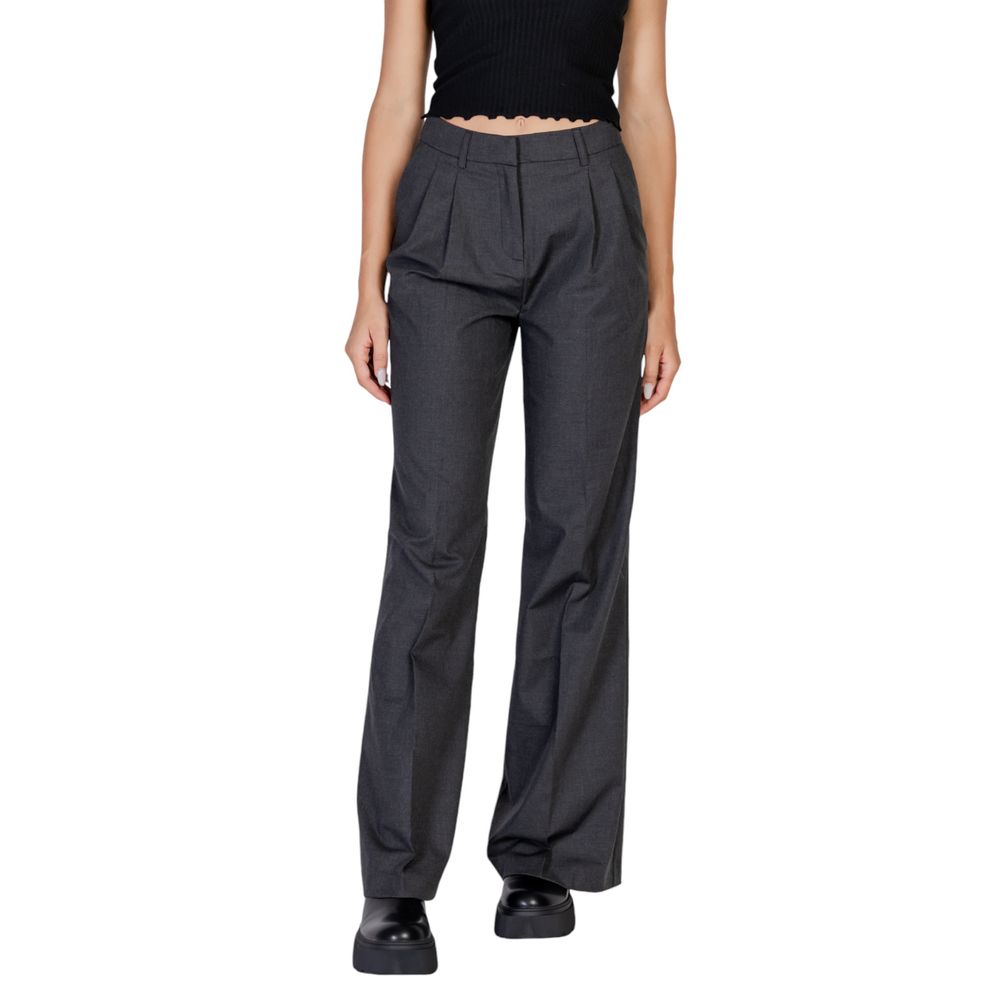 Morgan De Toi Gray Polyester Jeans & Pant