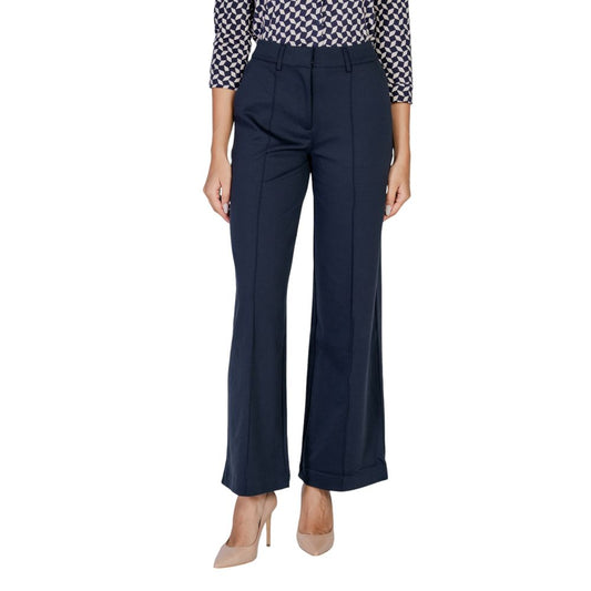 ICHI Blue Polyester Jeans & Pant - IT38|XS