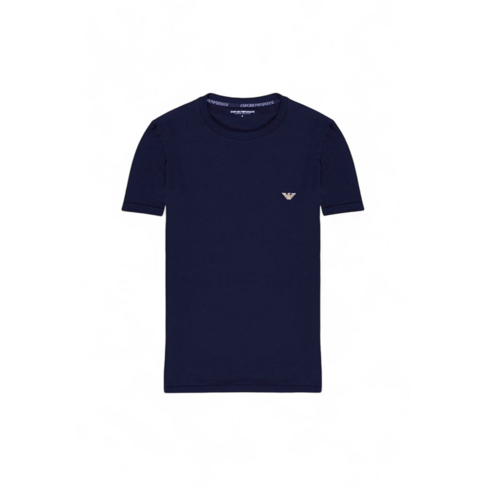 Emporio Armani Underwear Blue Cotton T-Shirt - IT44 | S