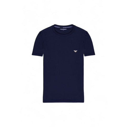 Emporio Armani Underwear Blue Cotton T-Shirt - IT44 | S