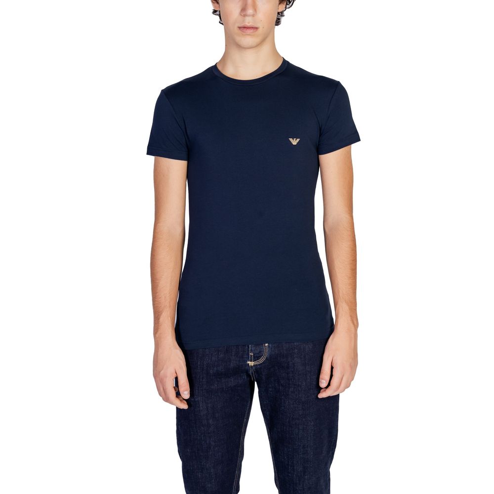 Emporio Armani Underwear Blue Cotton T-Shirt - IT44 | S