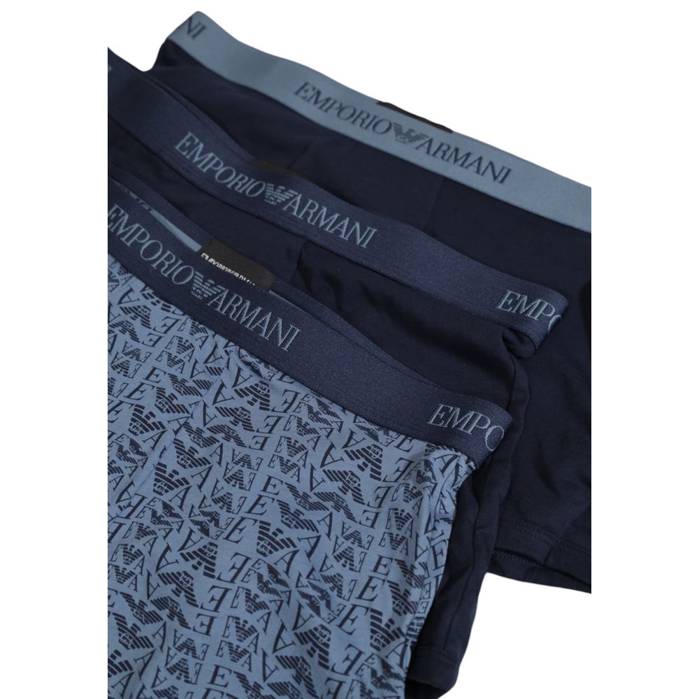 Emporio Armani Underwear Blue Polyester Underwear - IT44 | S