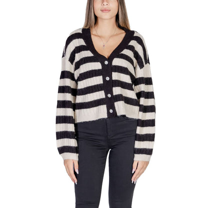 Vero Moda Beige Polyester Cardigan