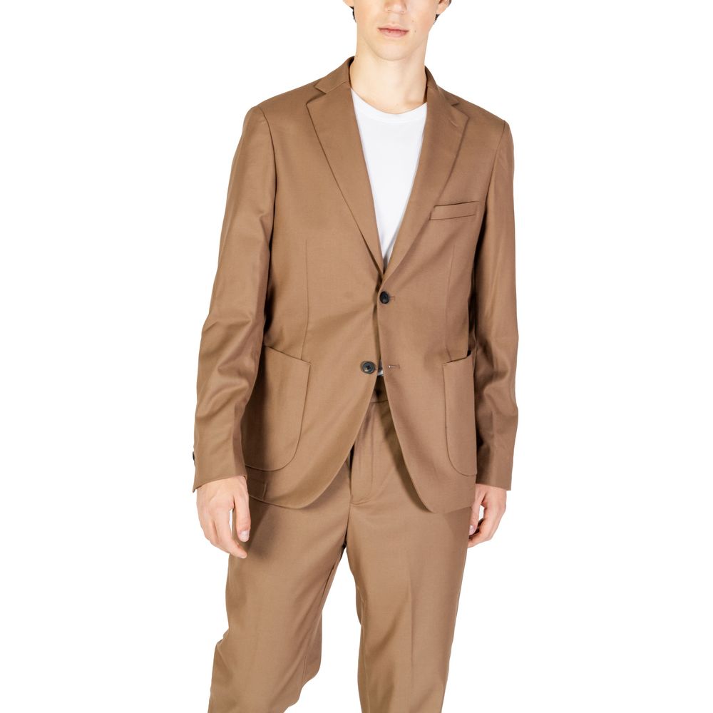 Hamaki-Ho Beige Polyester Blazer - IT48 | M