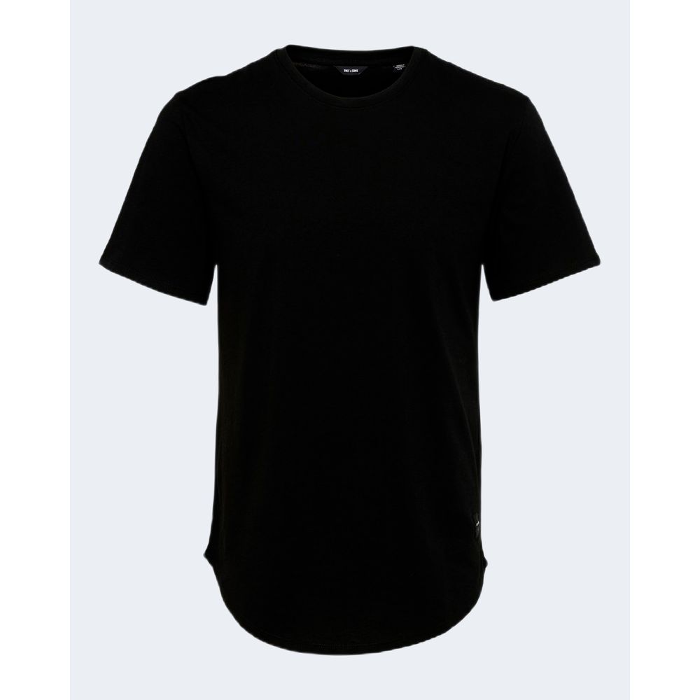 Only & Sons Black Cotton T-Shirt - IT42 | XS