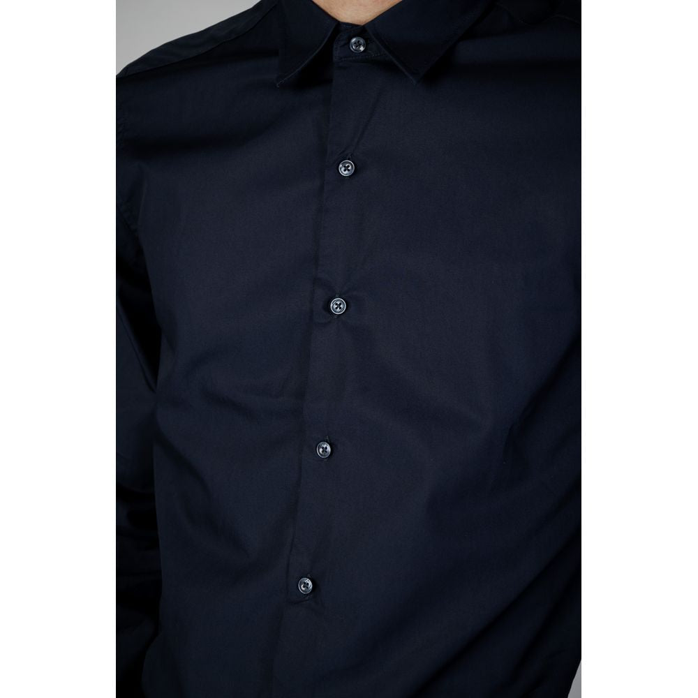 Antony Morato Blue Cotton Shirt - IT44 | XS