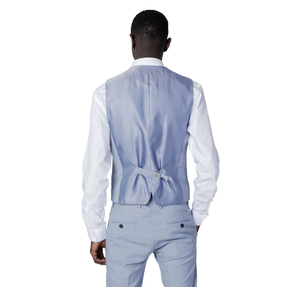 Antony Morato Blue Polyester Vest