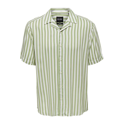 Only & Sons Green Viscose Shirt - IT44 | S