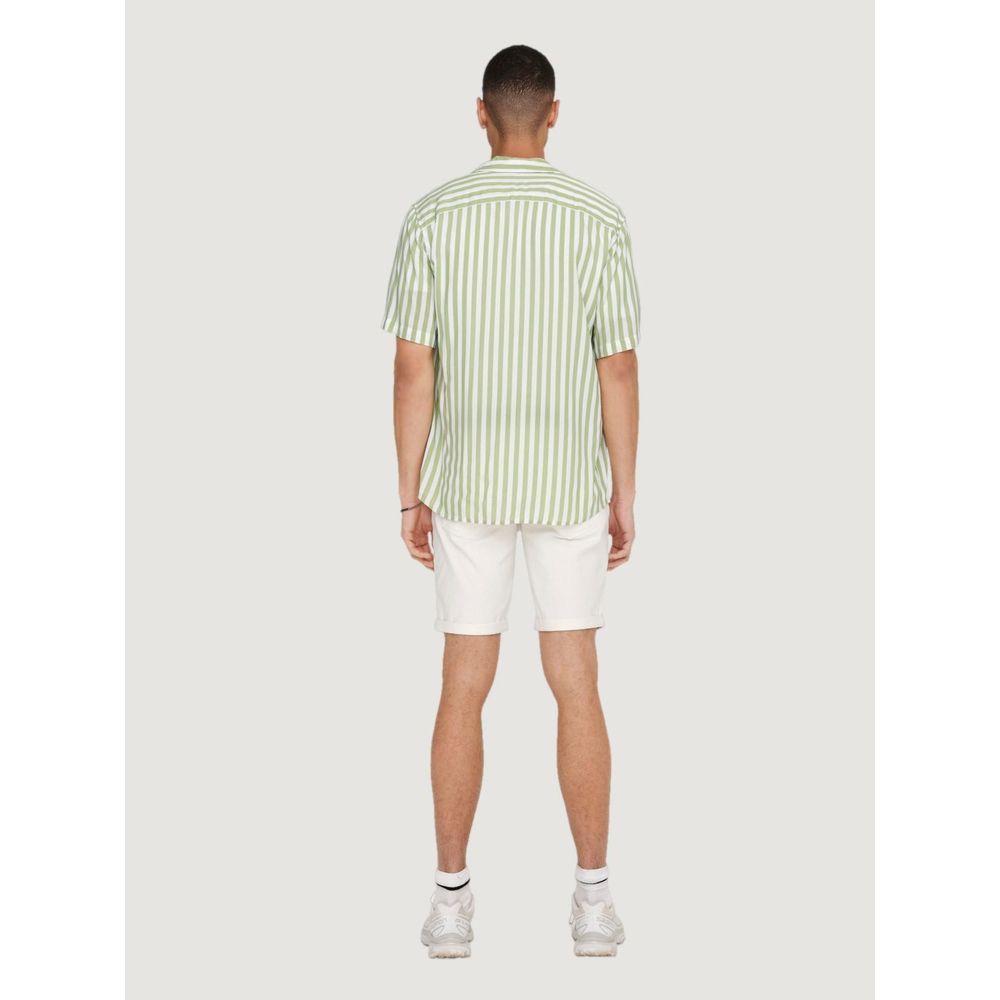 Only & Sons Green Viscose Shirt - IT44 | S