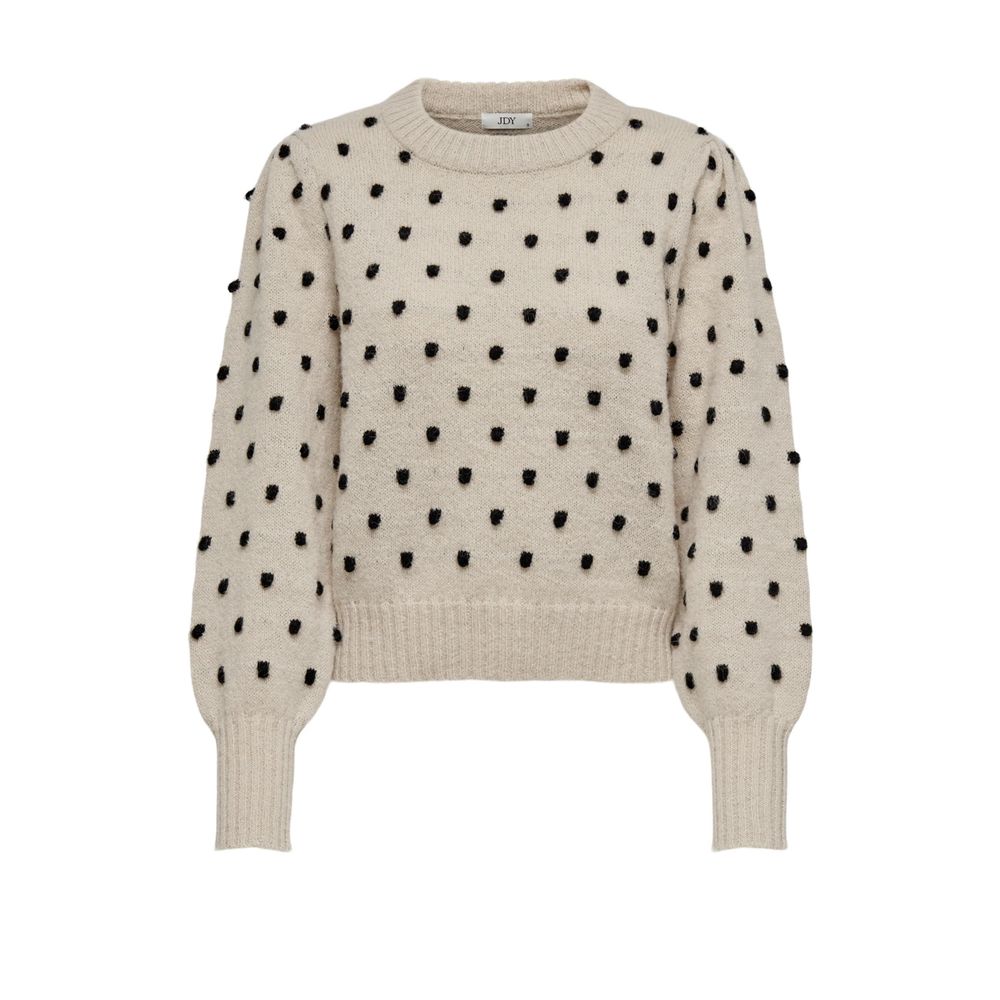 Jacqueline De Yong Beige Polyester Sweater - IT42|M