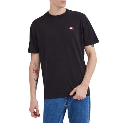 Tommy Hilfiger Jeans Black Cotton Cotton T-Shirt - IT48 | L