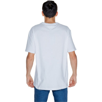 Tommy Hilfiger Jeans White Cotton T-Shirt - IT46 | M