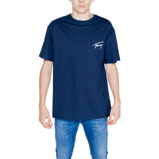 Tommy Hilfiger Jeans Blue Cotton T-Shirt - IT46 | M