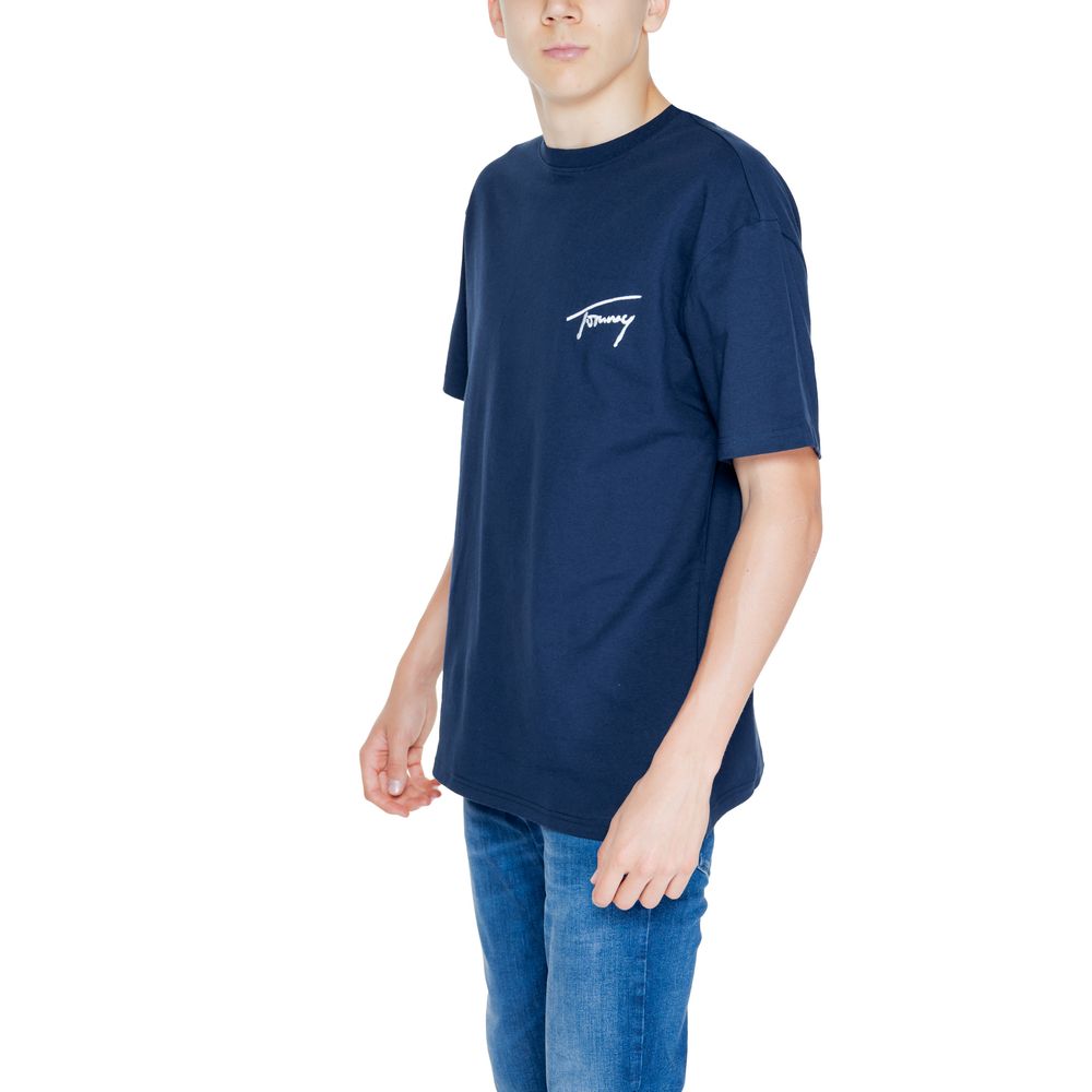 Tommy Hilfiger Jeans Blue Cotton T-Shirt - IT46 | M