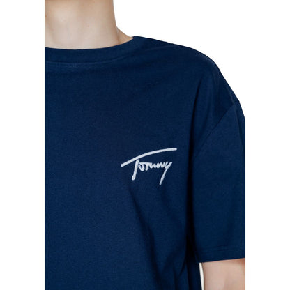 Tommy Hilfiger Jeans Blue Cotton T-Shirt - IT46 | M