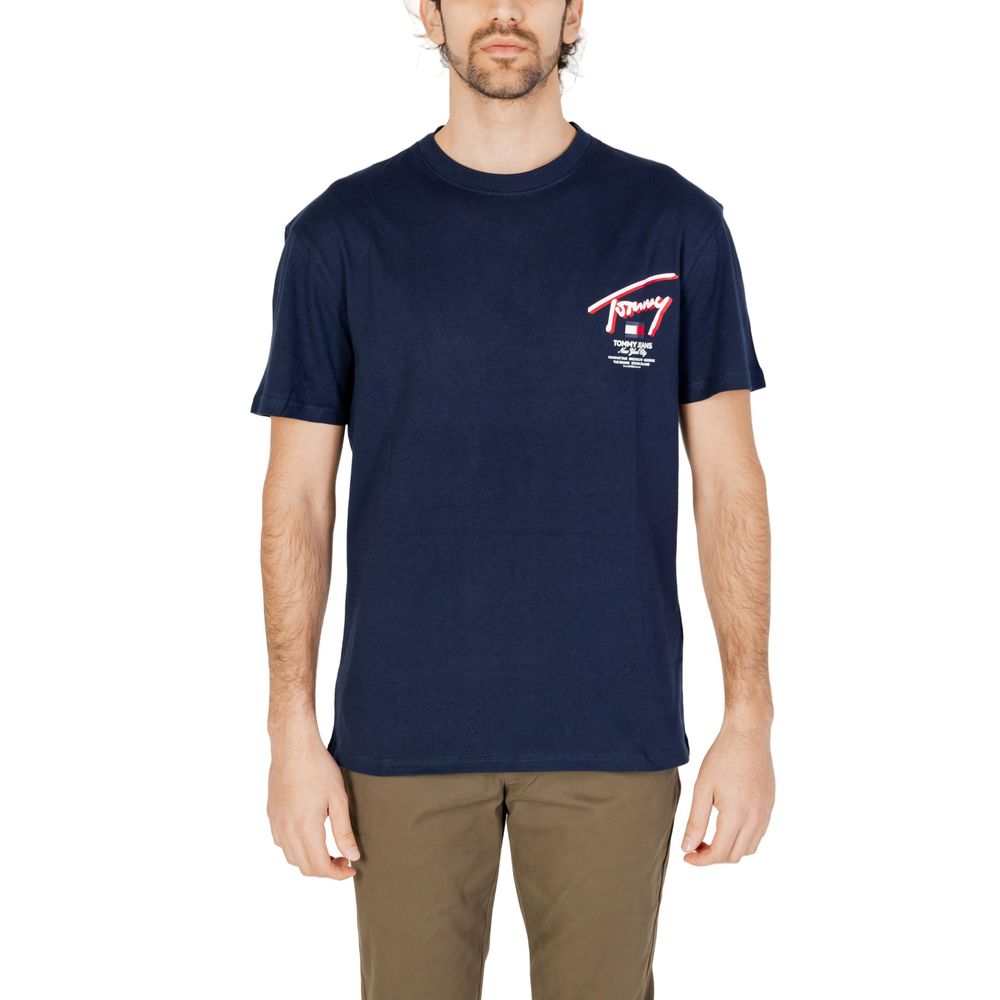 Tommy Hilfiger Jeans Blue Cotton T-Shirt - IT46 | M