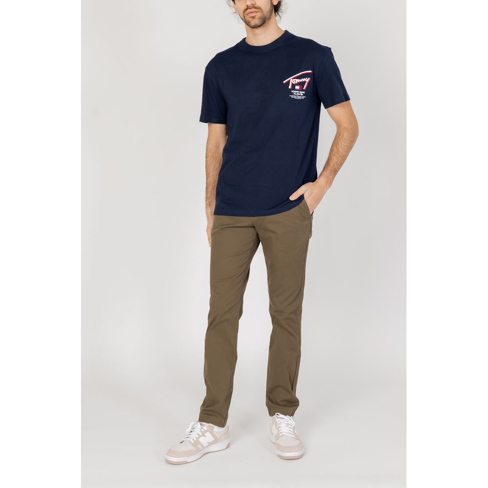 Tommy Hilfiger Jeans Blue Cotton T-Shirt - IT46 | M