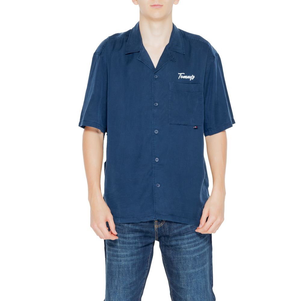 Tommy Hilfiger Jeans Blue Lyocell Shirt - IT46 | M