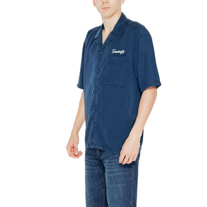 Tommy Hilfiger Jeans Blue Lyocell Shirt - IT46 | M