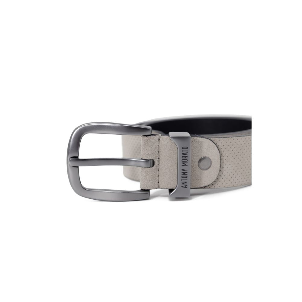 Antony Morato White Leather Belt - L