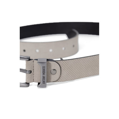 Antony Morato White Leather Belt - L