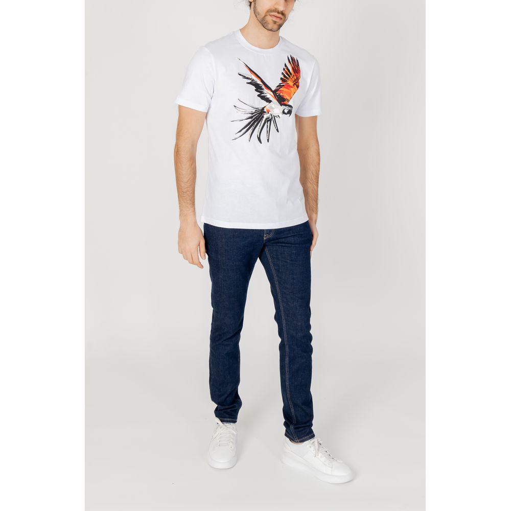 Antony Morato White Cotton T-Shirt - IT54 | XXL