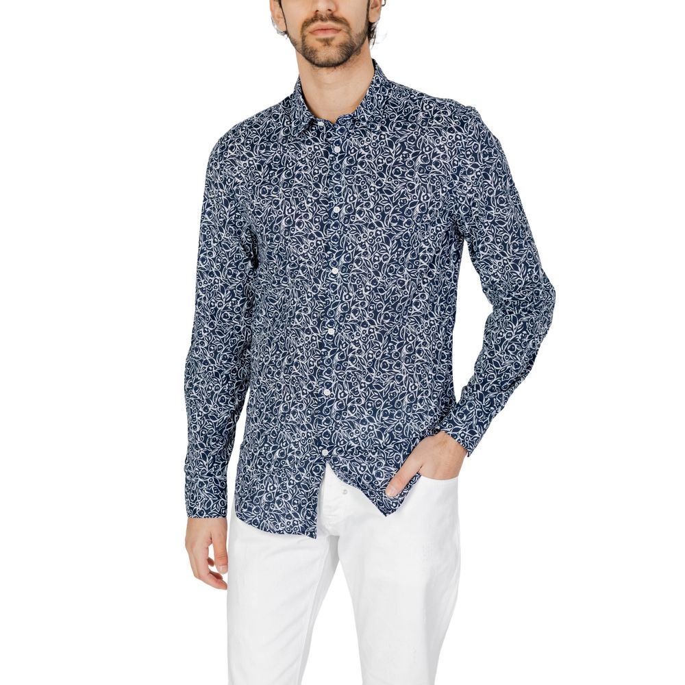 Antony Morato Blue Cotton Shirt - IT46 | S