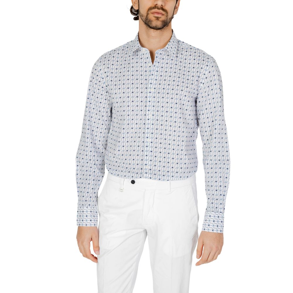 Antony Morato Blue Cotton Shirt - IT48 | M