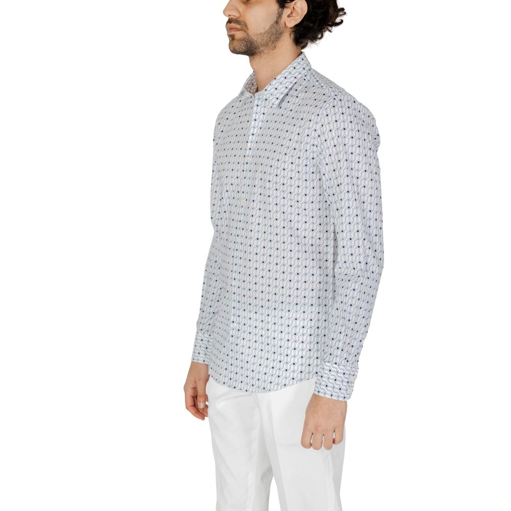 Antony Morato Blue Cotton Shirt - IT48 | M