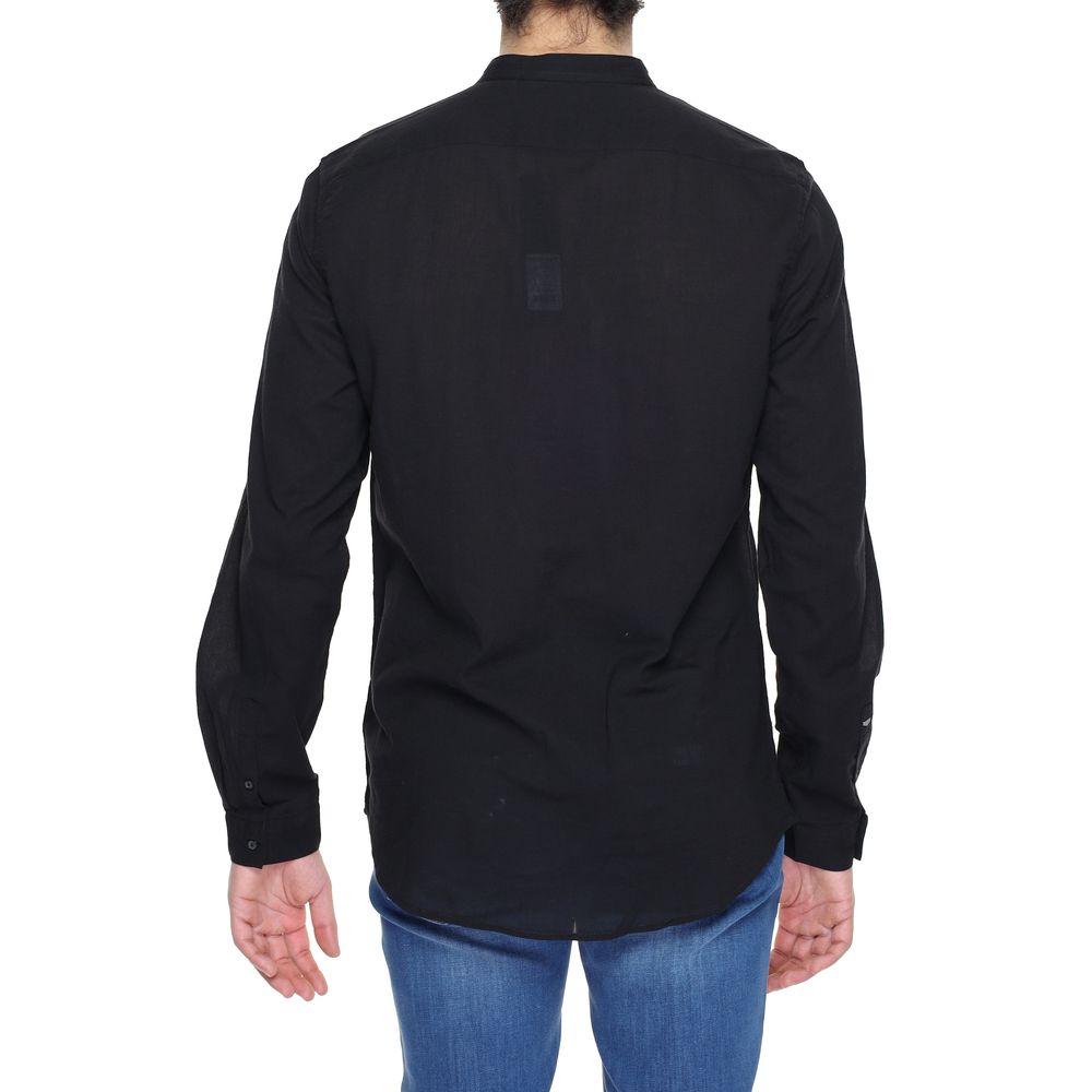 Antony Morato Black Cotton Shirt - IT54 | XXL