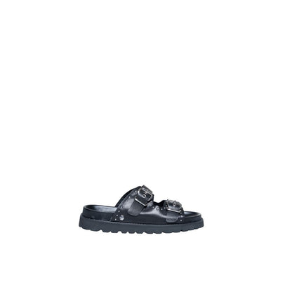 Cult Black Leather Sandal - EU37/US7