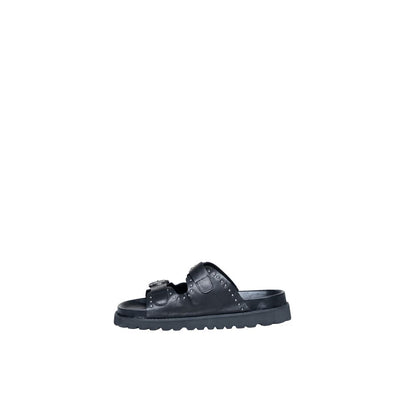 Cult Black Leather Sandal - EU37/US7