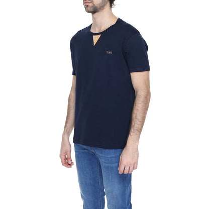 Alviero Martini Prima Classe Blue Cotton T-Shirt - IT44 | S