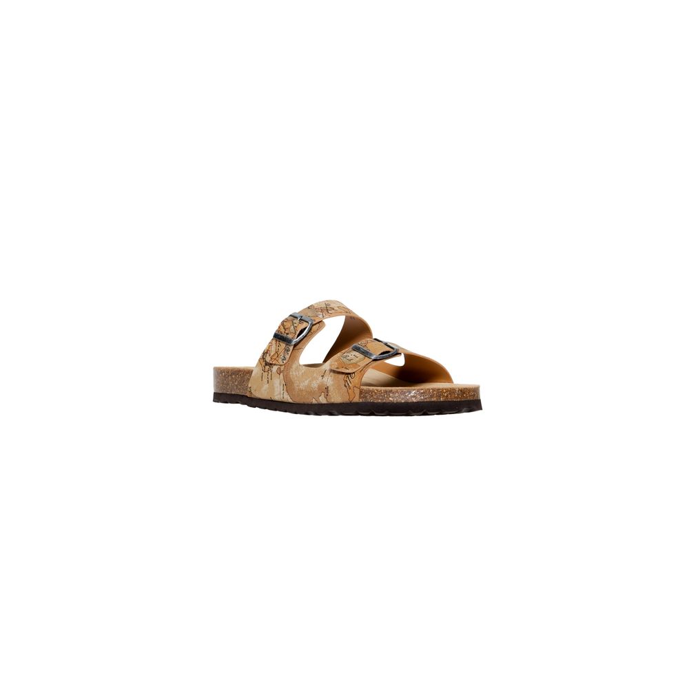 Alviero Martini Prima Classe Beige Textile Sandal - EU41/US8