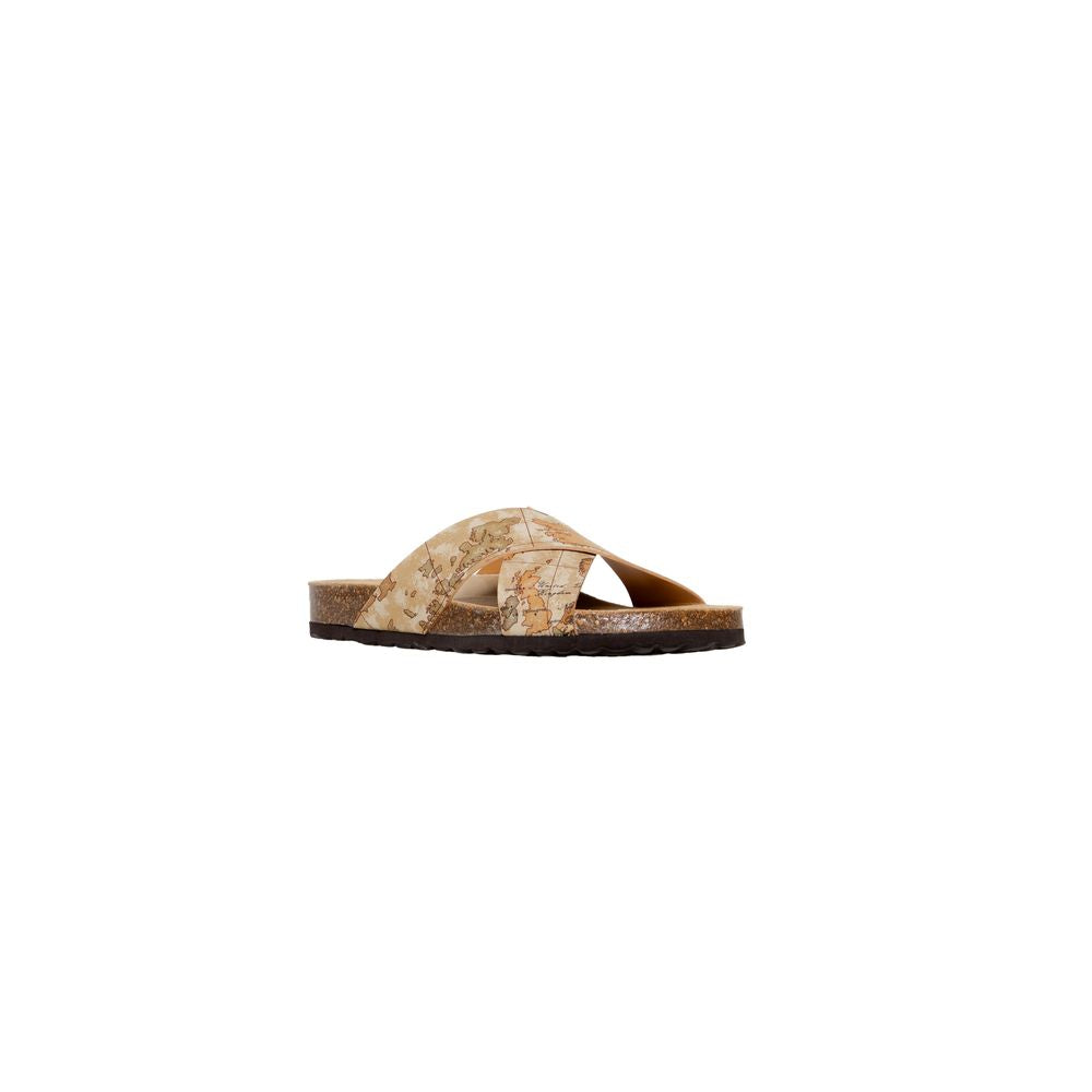 Alviero Martini Prima Classe Beige Textile Sandal - EU39/US6