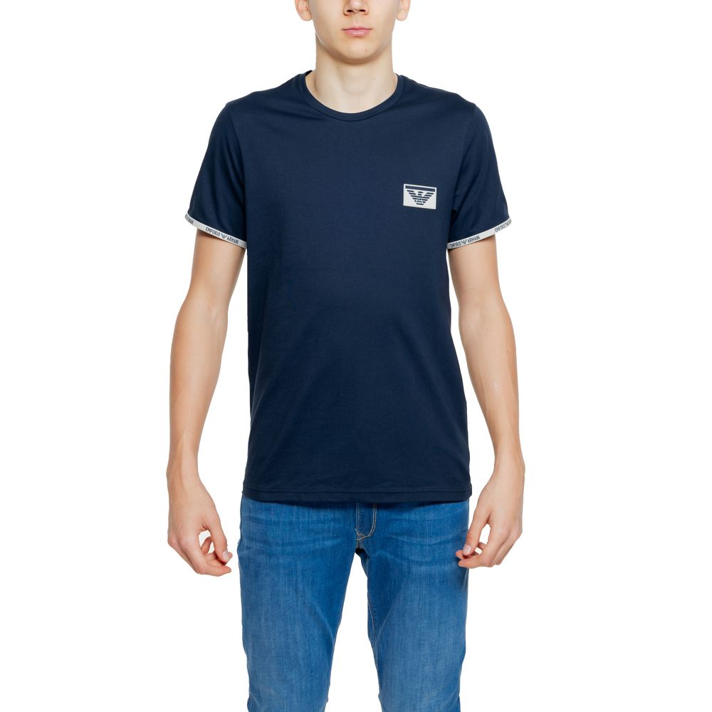 Emporio Armani Underwear Blue Cotton T-Shirt - IT44 | S