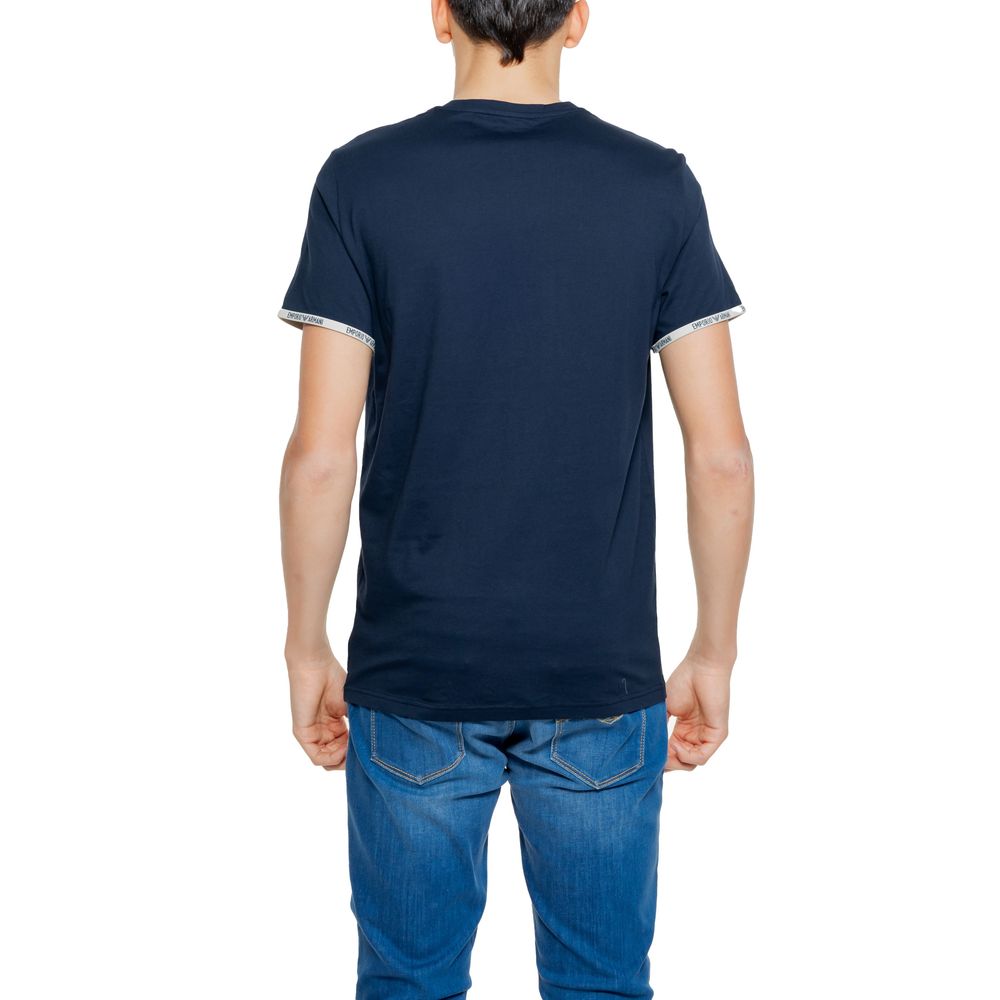 Emporio Armani Underwear Blue Cotton T-Shirt - IT44 | S