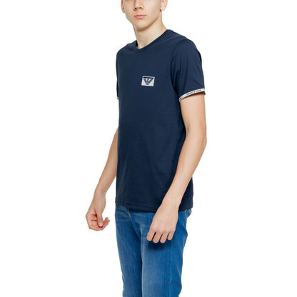 Emporio Armani Underwear Blue Cotton T-Shirt - IT44 | S