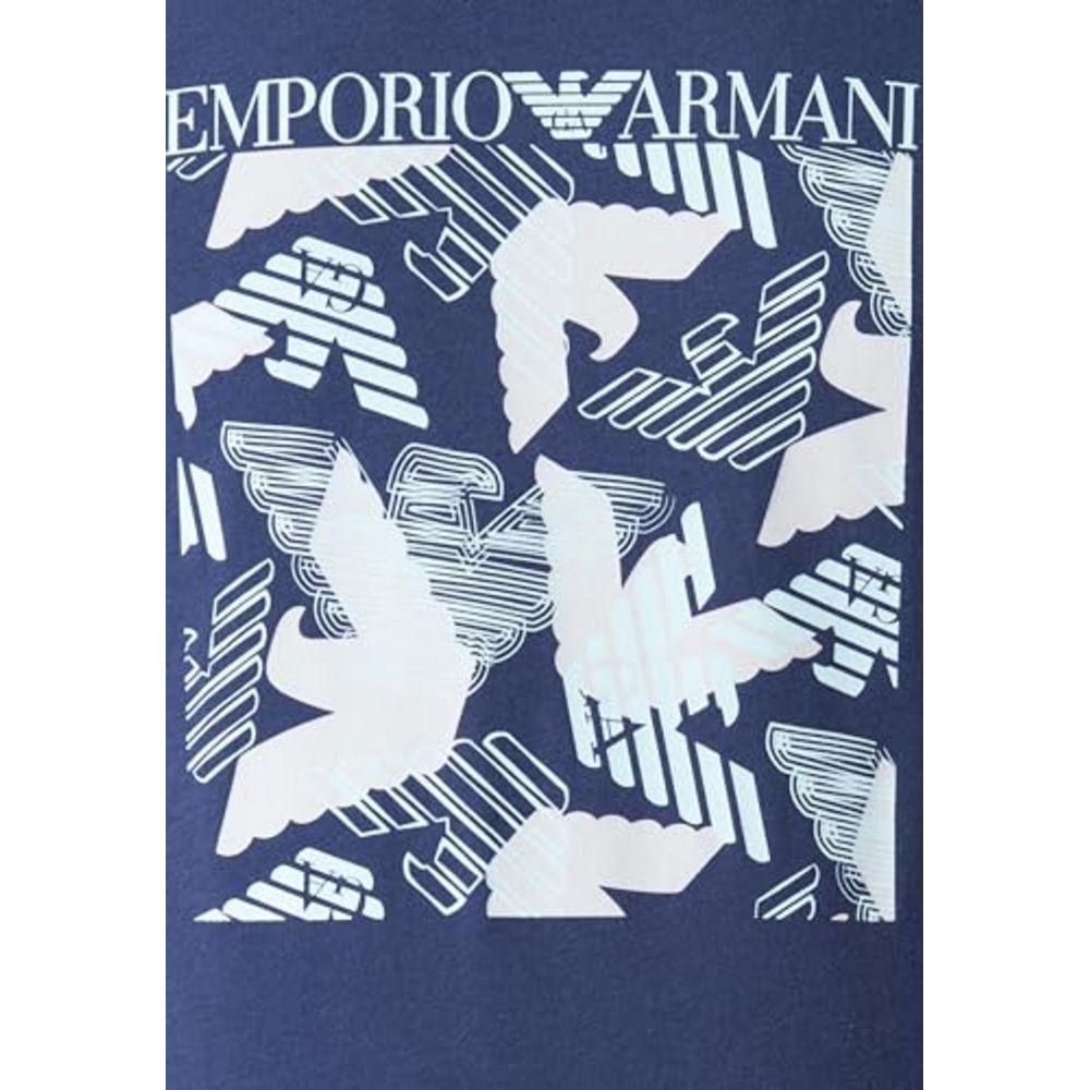 Emporio Armani Underwear Blue Cotton T-Shirt - IT52 | XL