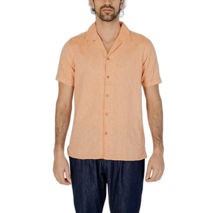 Hamaki-Ho Orange Linen Shirt - IT52 | XL