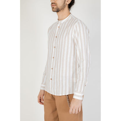 Hamaki-Ho Beige Linen Shirt - IT48 | L