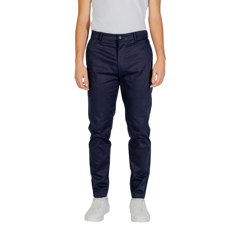 Calvin Klein Blue Cotton Rigenerato Jeans & Pant - W32 | L32