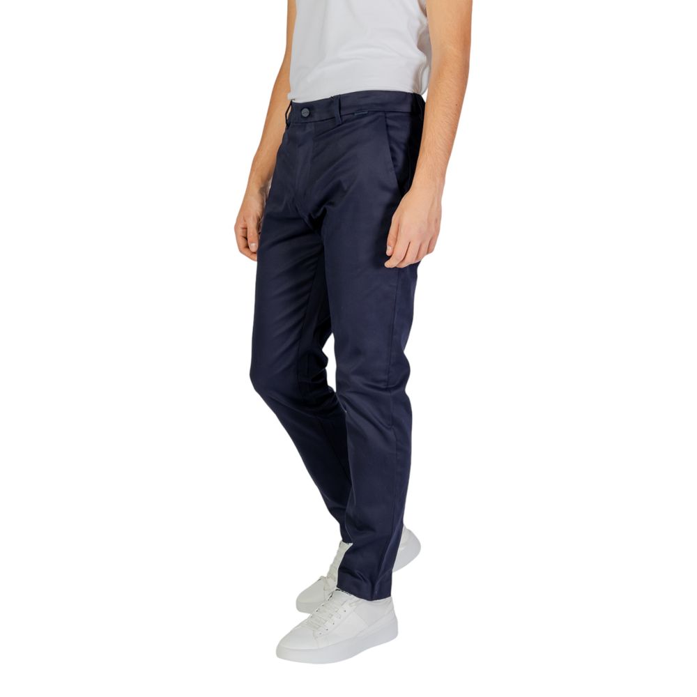 Calvin Klein Blue Cotton Rigenerato Jeans & Pant - W32 | L32