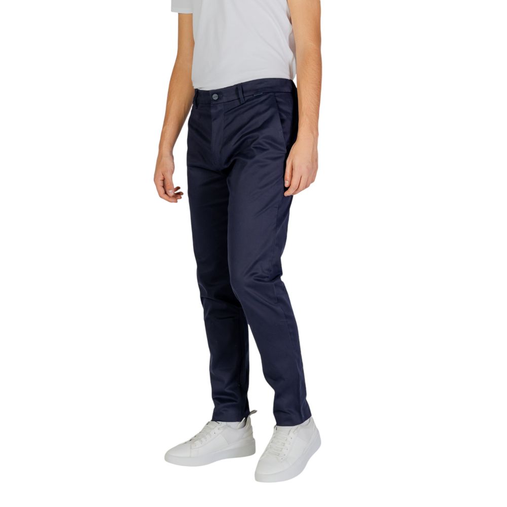 Calvin Klein Blue Cotton Rigenerato Jeans & Pant - W32 | L32