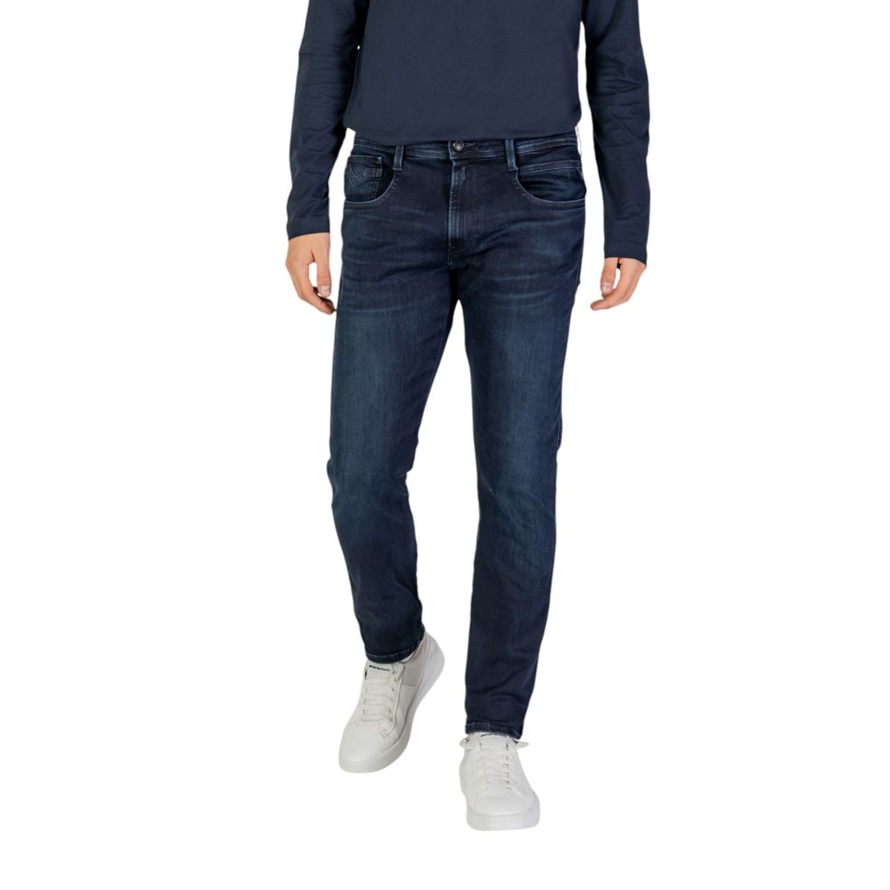 Replay Blue Cotton Jeans & Pant - W38 | L34